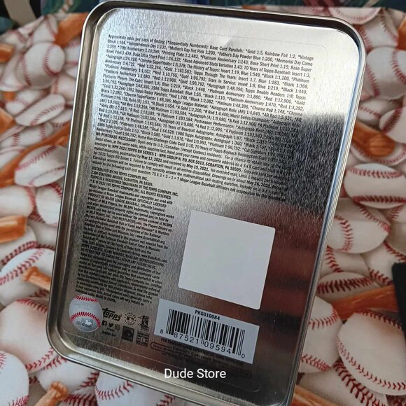 2021 Topps Series 1 Baseball - 70 Years - Ronald Acuña Jr. **TIN ONLY NO CARDS! - Picture 11 of 11